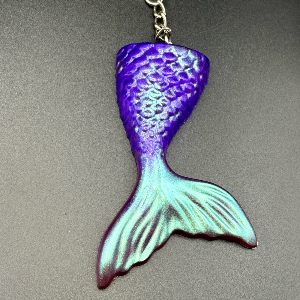 Mermaid Tail Keychain- HANDMADE - Picture 2 of 4
